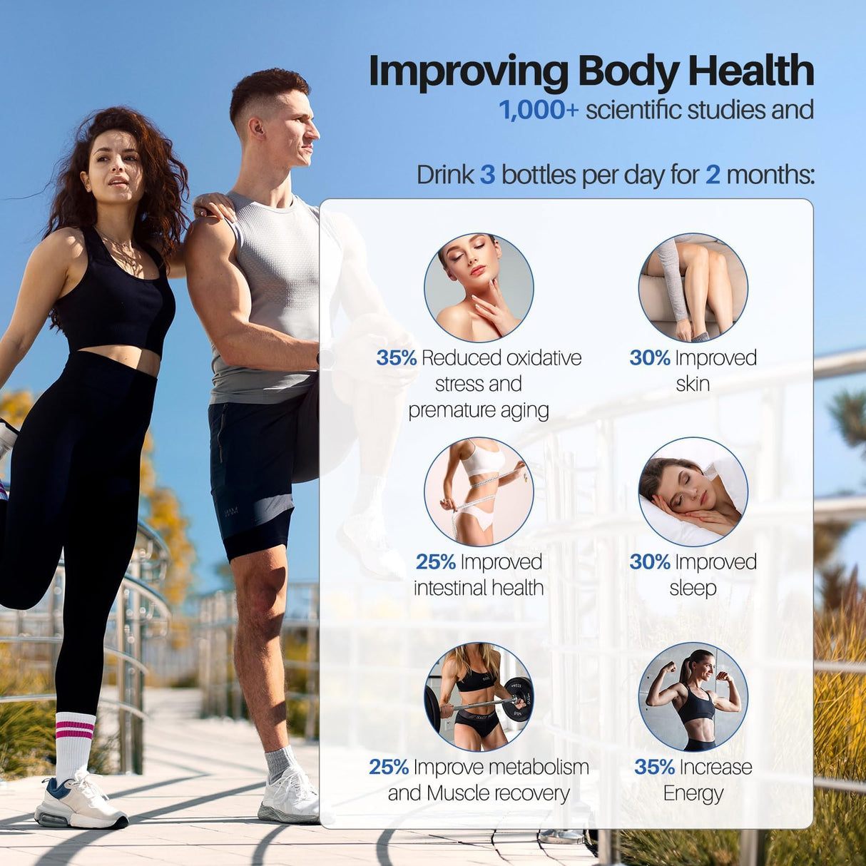 Hydrogen Water Bottle, 3Min 2200PPB Rapid Hydrogen Water Generator -SPE PEM Tech, 14OZ Portable Hydro Water Machine