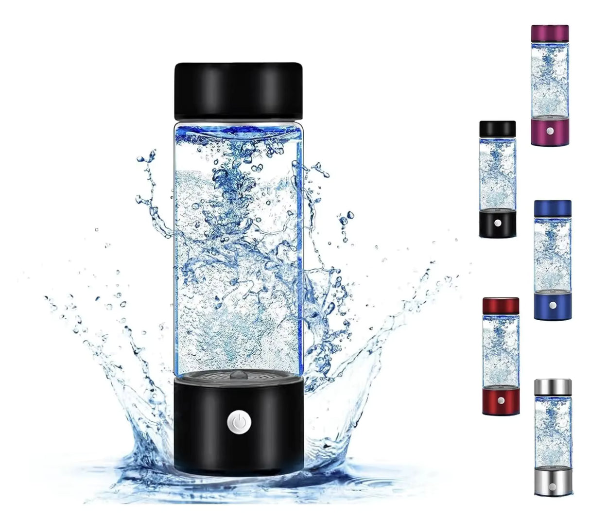 Hydrogen Water Bottle Generator, Portable Rechargeable aquahealth Hydrogen Water, Hydrogen Water Ionizer Machine, with SPE/PEM Technology