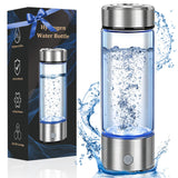 2025 Upgrade Hydrogen Water Bottle, Portable Hydrogen Water Ionizer Machine -SPE PEM Tech, Rechargeable Hydrogen Rich Water Glass Bottle